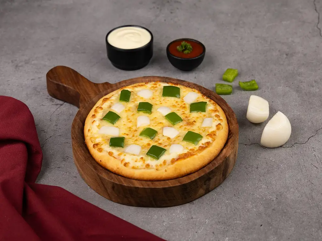 Onion and Capsicum Pizza